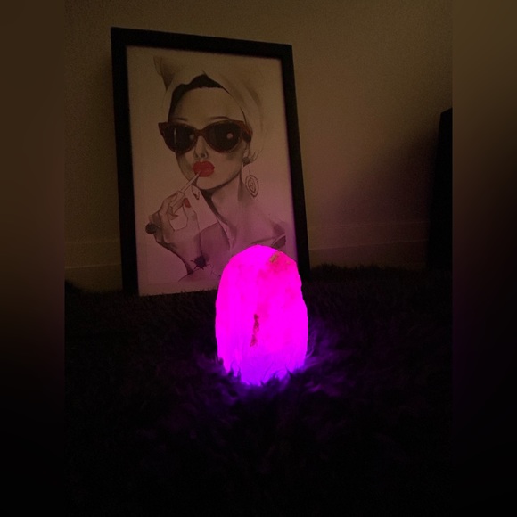 Multicoloured Himalayan Salt Lamp - Picture 2 of 2